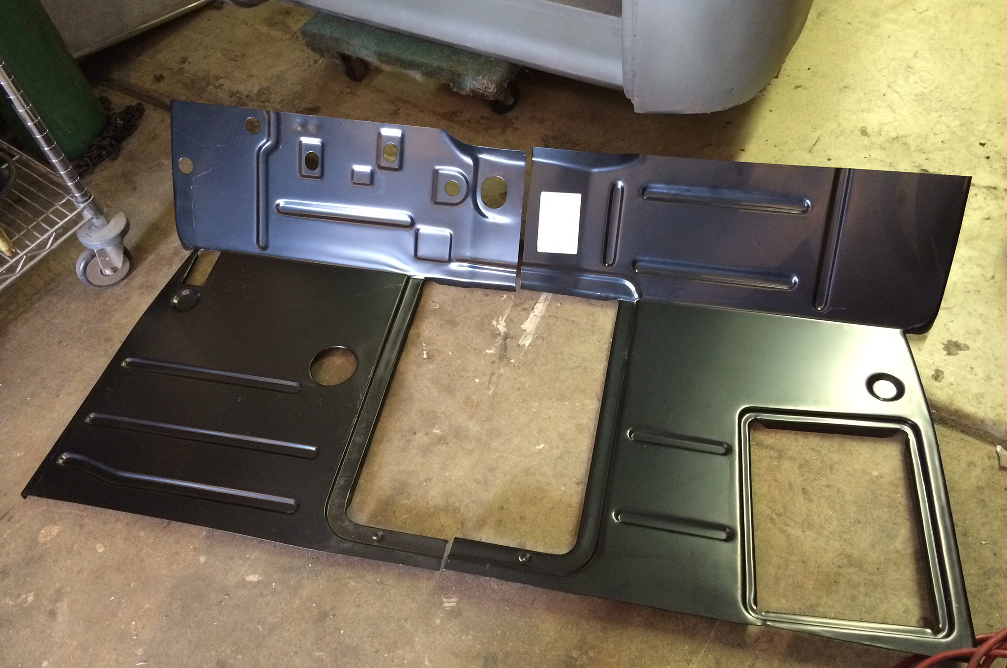 53 Chevy Truck Rusted Metal Floor Panel Replacement